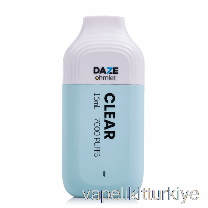Vape Türkiye 7 Daze Ohmlet 7000 Tek Kullanımlık şeffaf